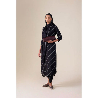 AMPM Zeba Black Kurta with Dhoti