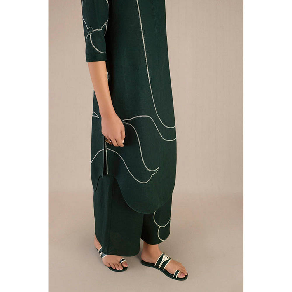 AMPM Vardah Green Kurta with Palazzo