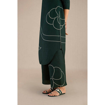 AMPM Vardah Green Kurta with Palazzo