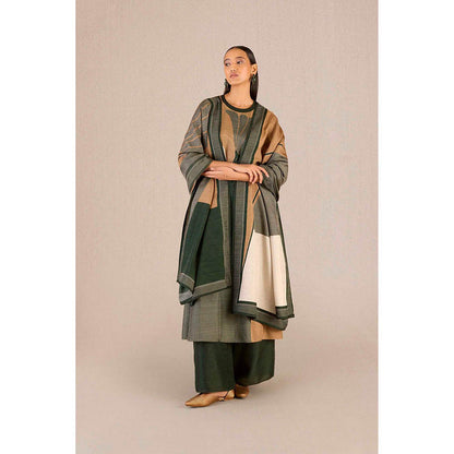 AMPM Sahira Green Kurta with Palazzo and Dupatta