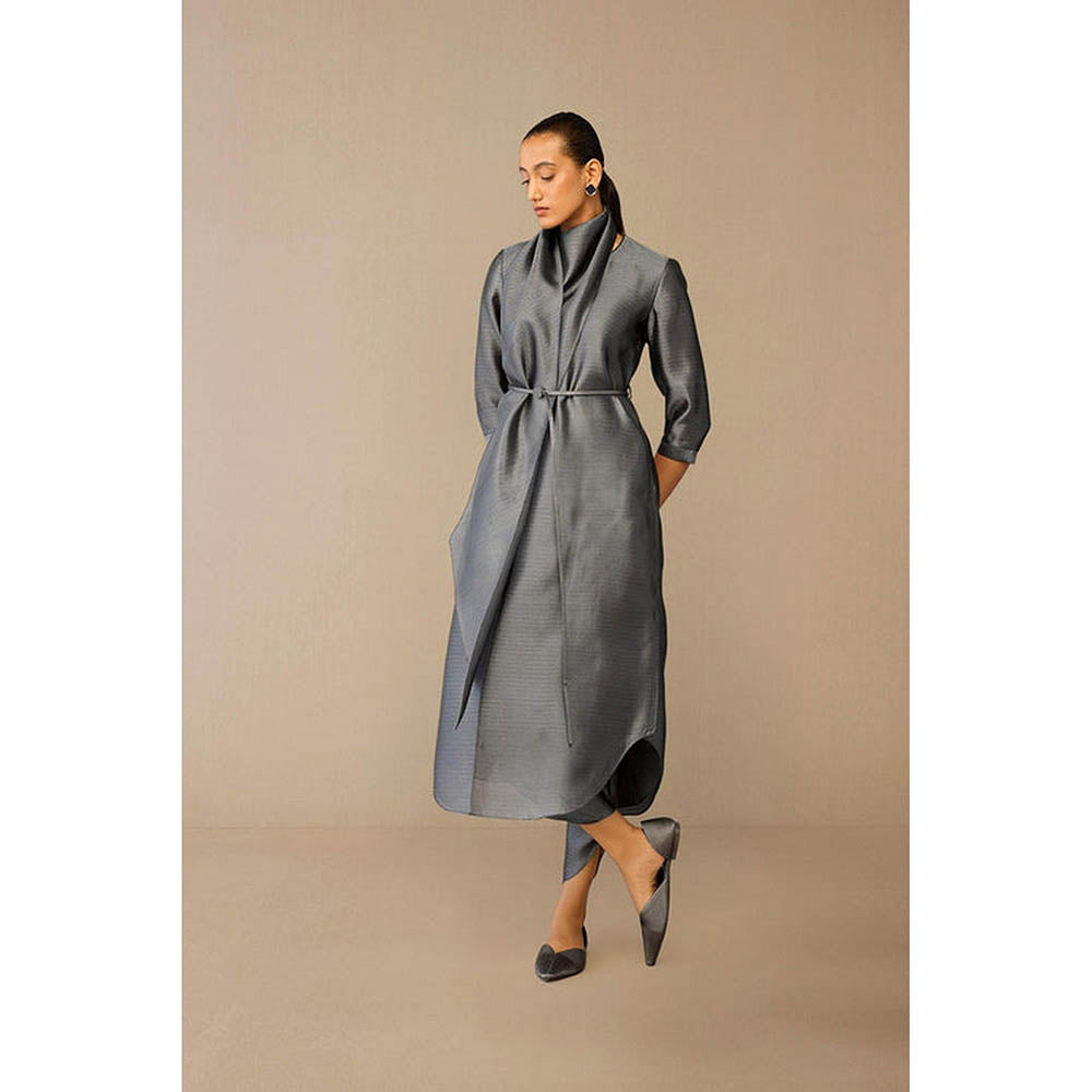 AMPM Avaia Grey Kurta with Dhoti