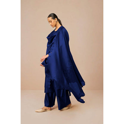 AMPM Svara Indigo Kurta with Palazzo and Dupatta