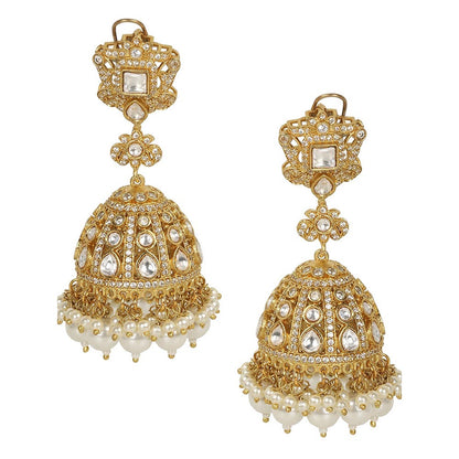 Amreli Jaipur Polki Jhumka