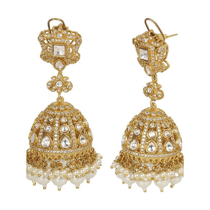 Amreli Jaipur Polki Jhumka
