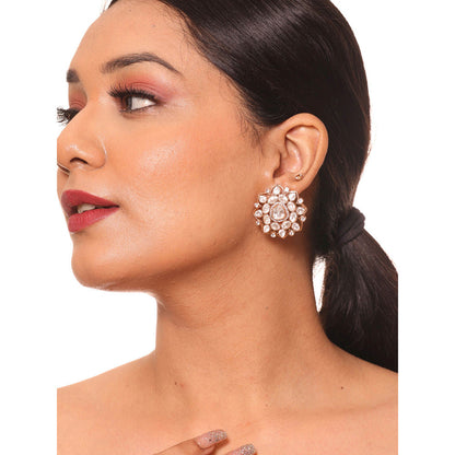 Amreli Jaipur Polki Stud Earrings
