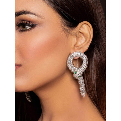 Amreli Jaipur Diamond Multi-Color Earrings