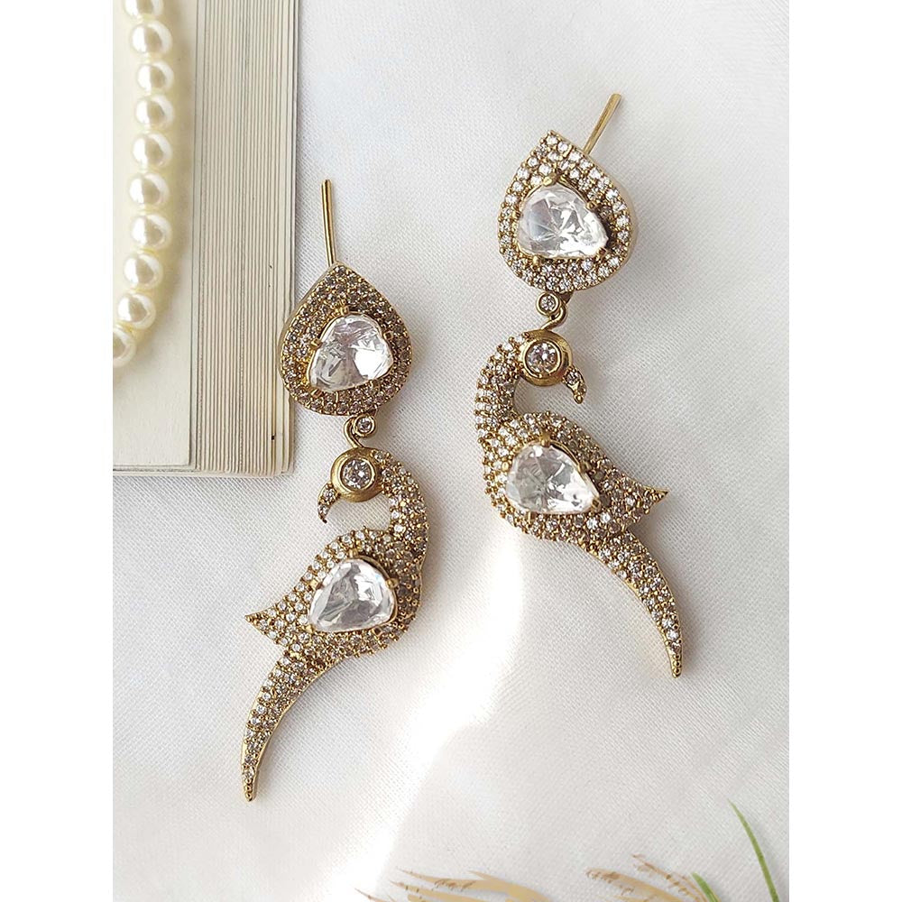 Amreli Jaipur Statement Polki Earrings
