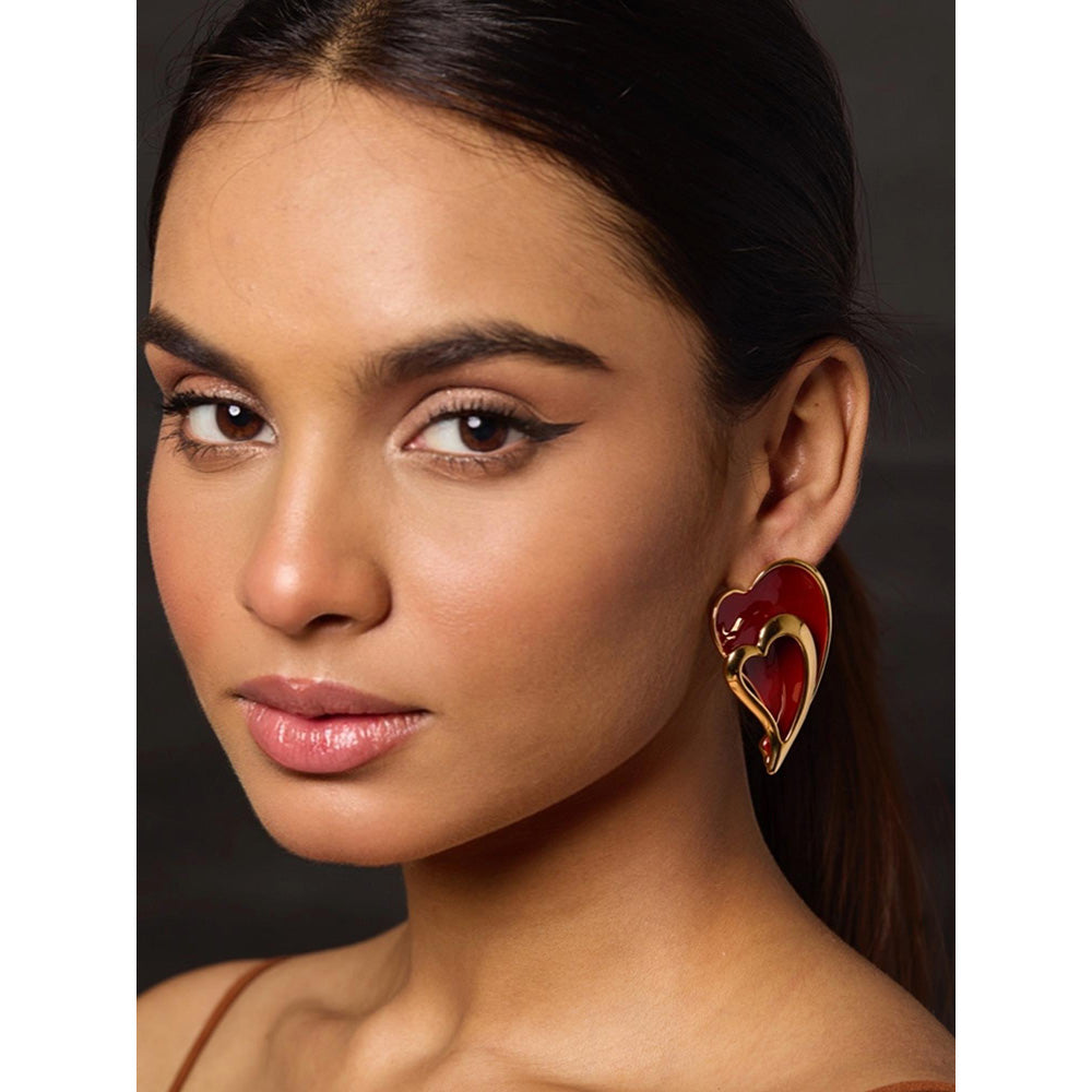 Amreli Jaipur Handcrafted Gold Plated Earrings