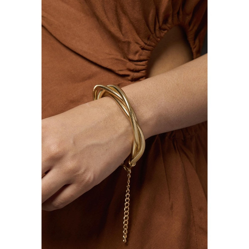 Amreli Jaipur Handcrafted Gold Plated Bracelet