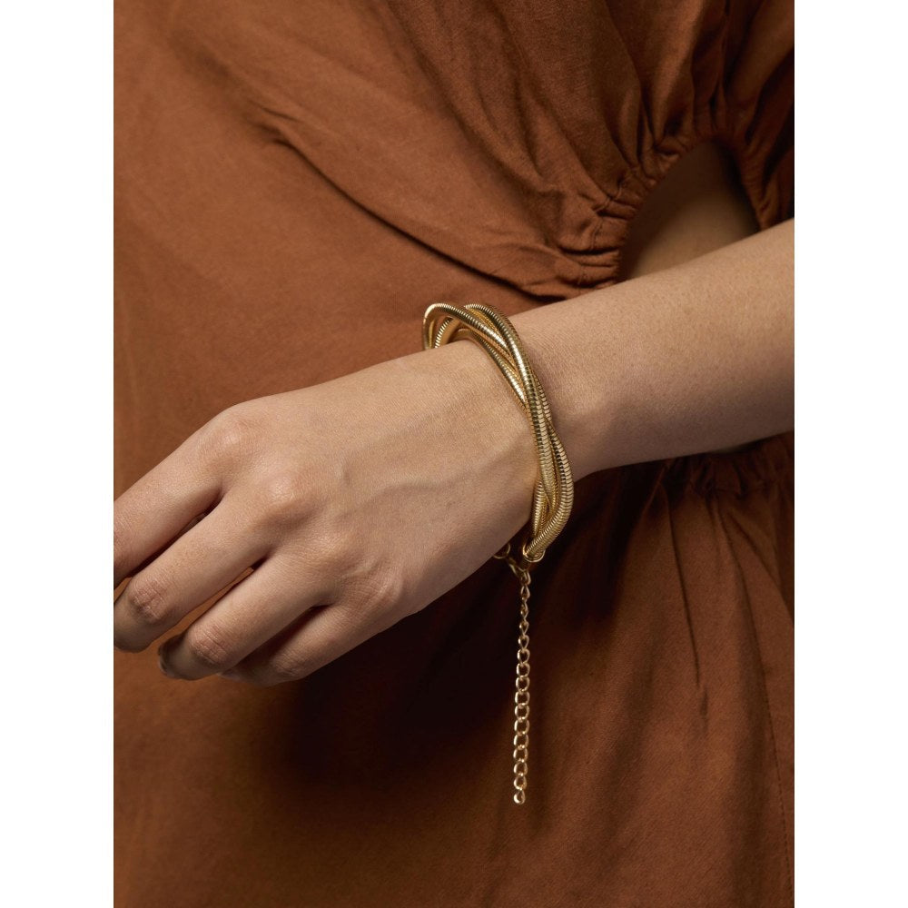 Amreli Jaipur Handcrafted Gold Plated Bracelet