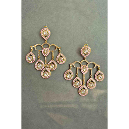 Amreli Jaipur Swasti Kundan Earrings