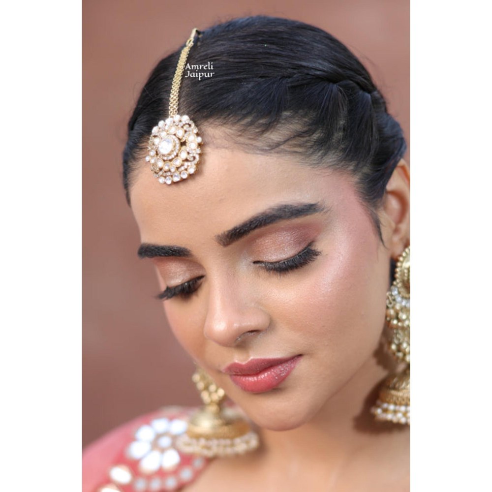 Amreli Jaipur Zeta Polki Maangtika