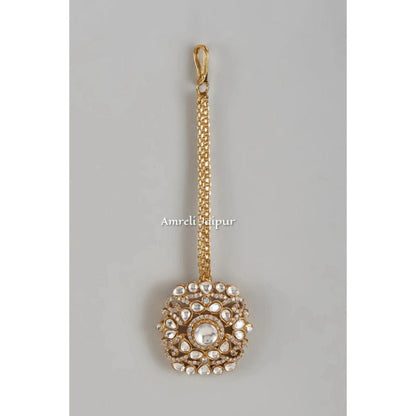Amreli Jaipur Zeta Polki Maangtika