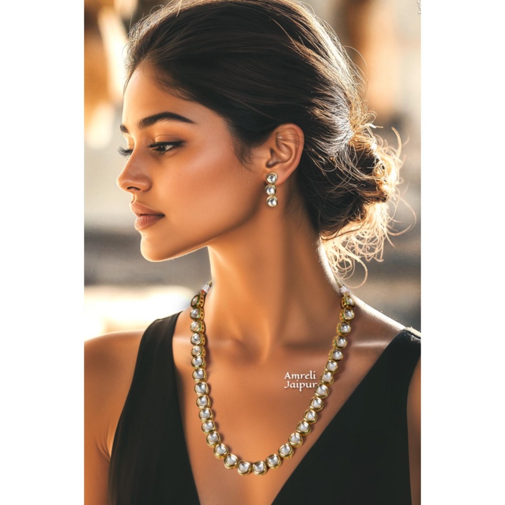 Amreli Jaipur Aarini Kundan Necklace Set