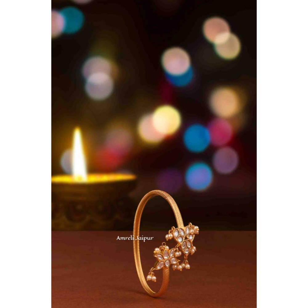 Amreli Jaipur Aiza Gold Plated Bracelet