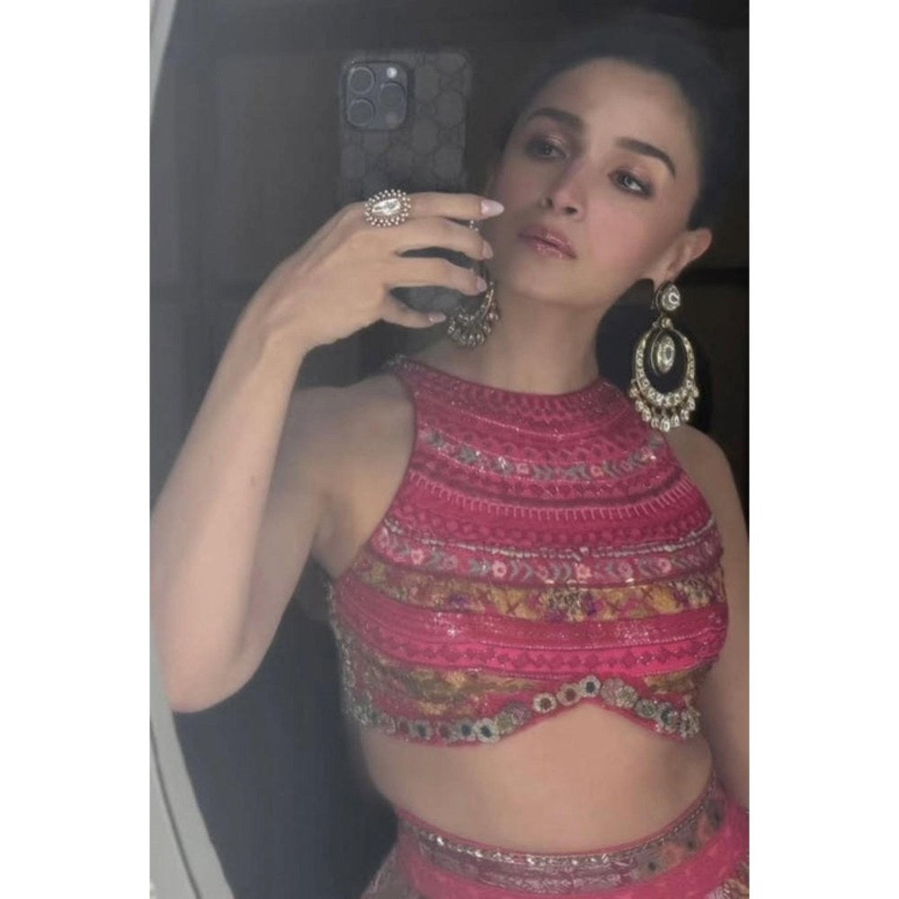 Amreli Jaipur Alia Polki Kundan Earrings