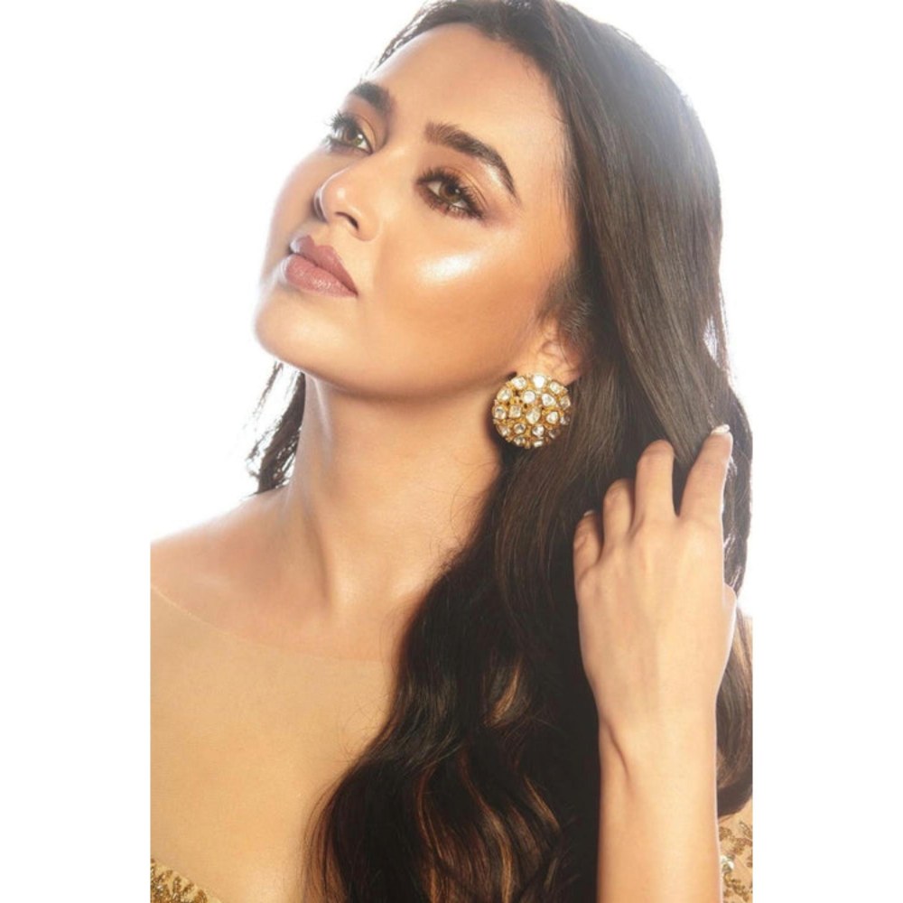 Amreli Jaipur Anaisa Polki Studs Earrings