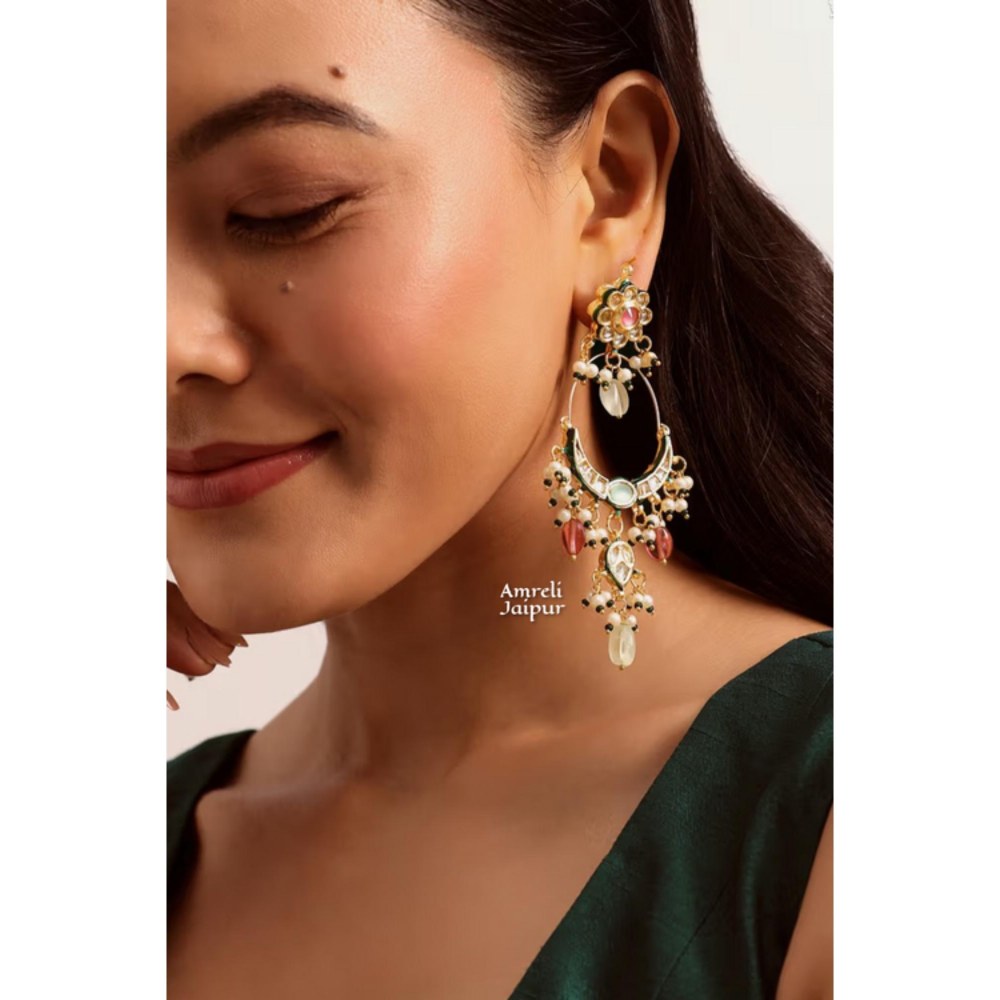 Amreli Jaipur Anam Kundan Earrings