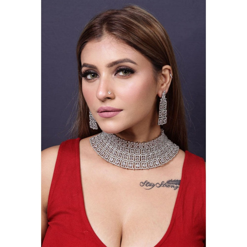 Amreli Jaipur Auri Diamante Choker Set