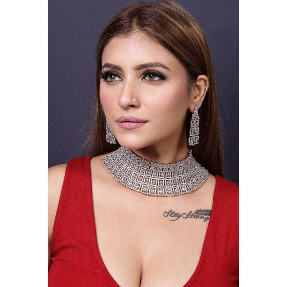 Amreli Jaipur Auri Diamante Choker Set