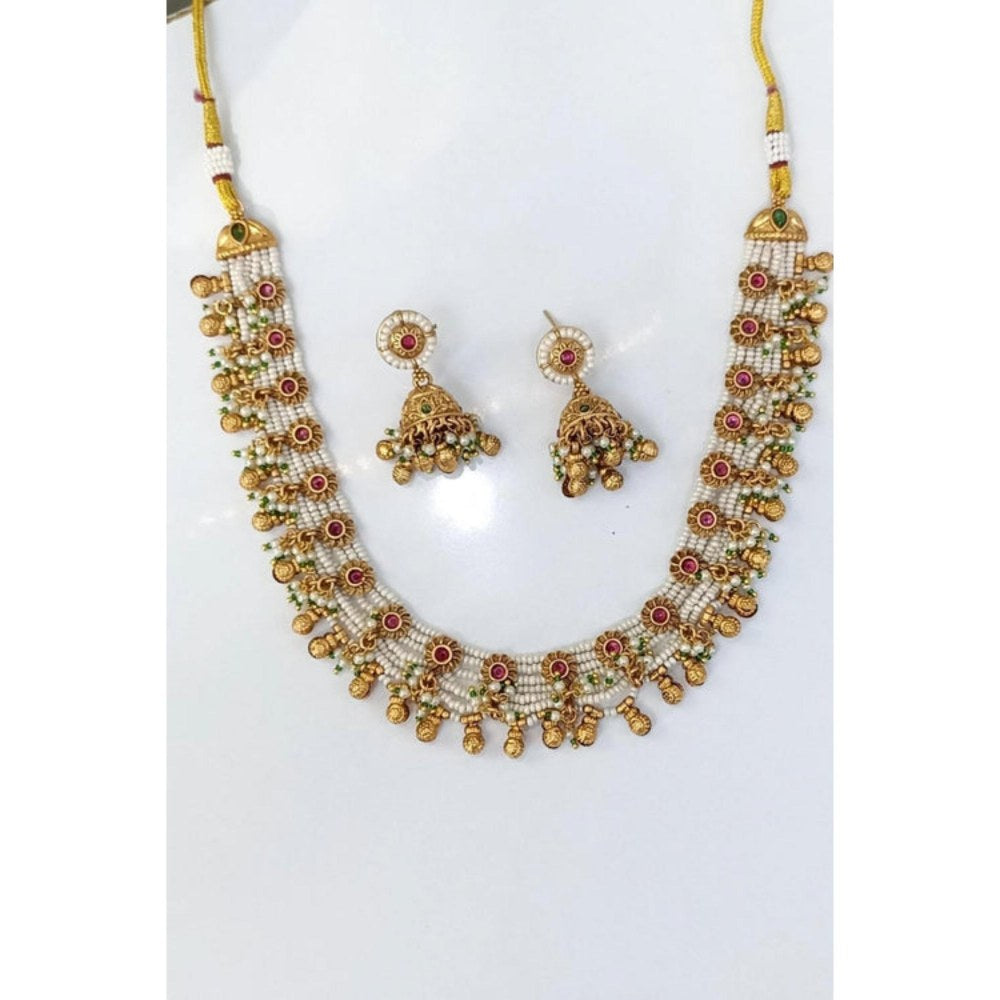 Amreli Jaipur Banita Temple Gold Set
