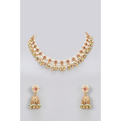 Amreli Jaipur Banita Temple Gold Set
