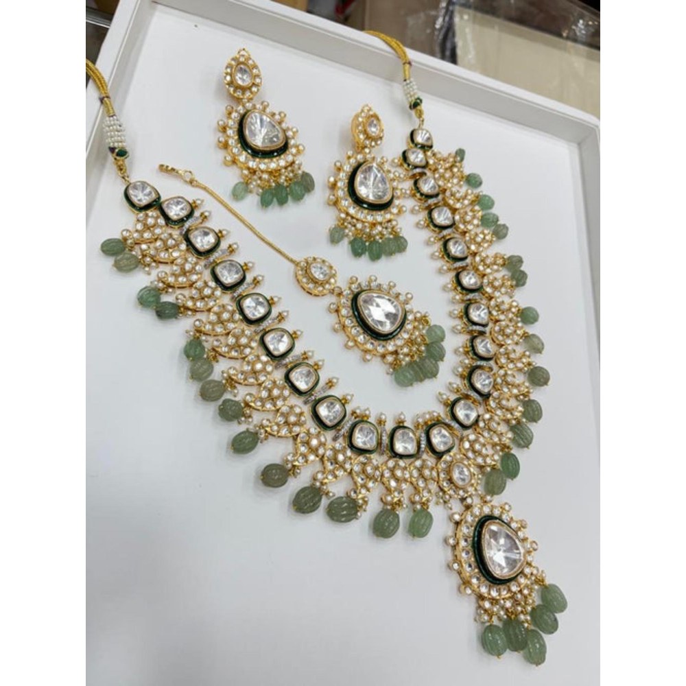 Amreli Jaipur Chandrakin Polki Necklace Set