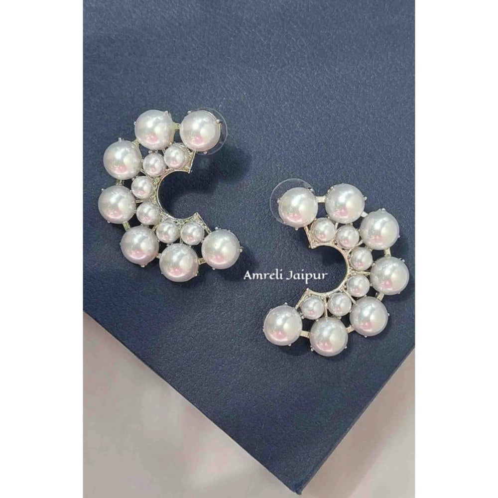 Amreli Jaipur Dea Pearl Earrings