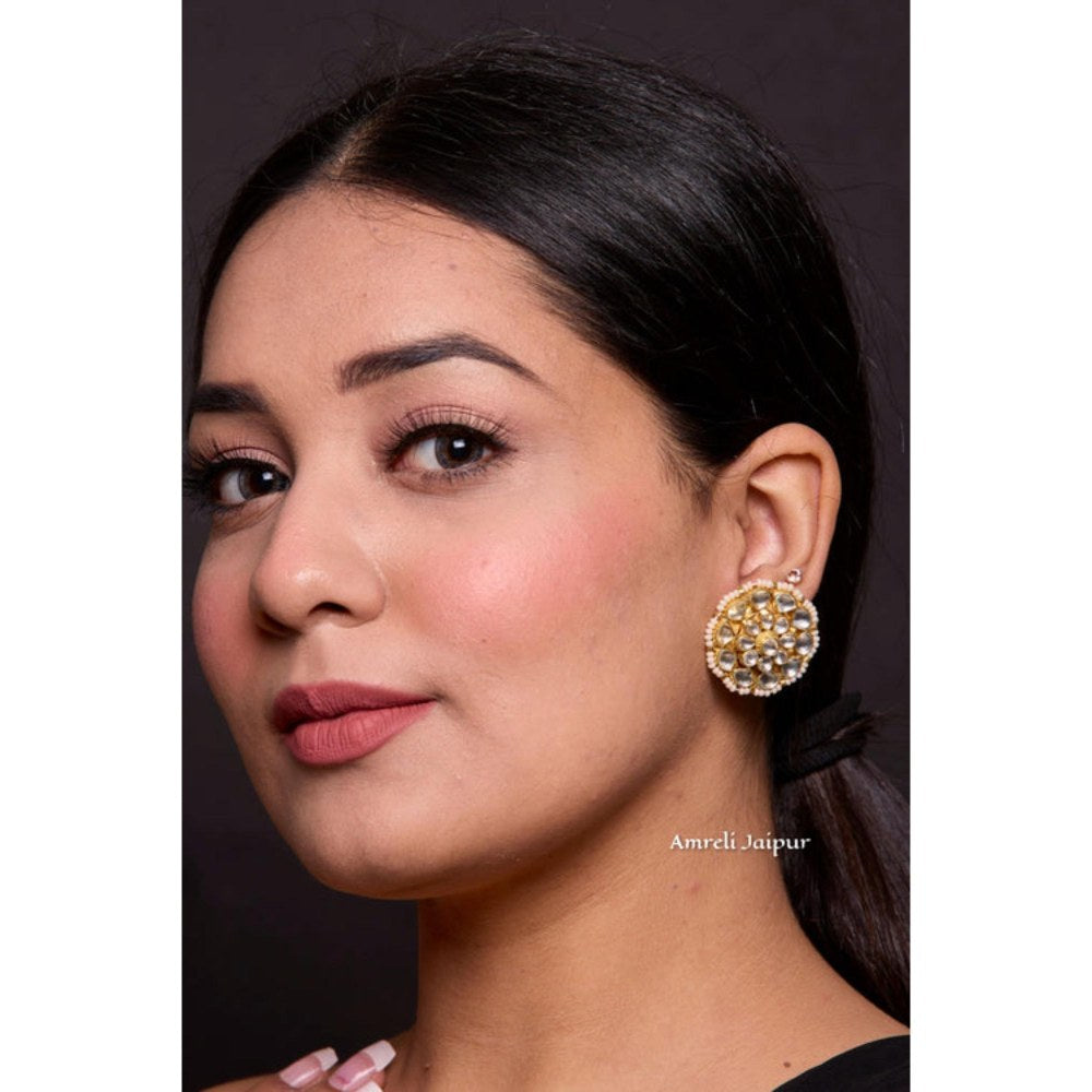 Amreli Jaipur Eira Kundan Studs Earrings