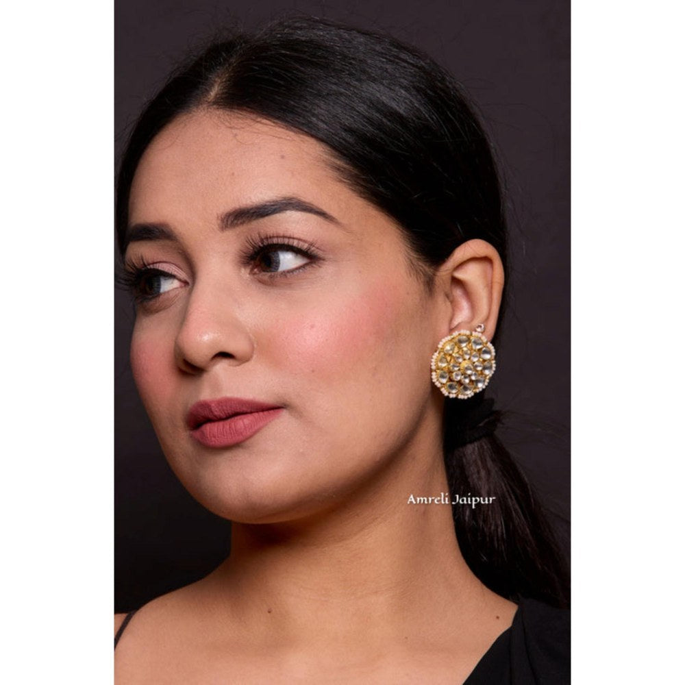 Amreli Jaipur Eira Kundan Studs Earrings