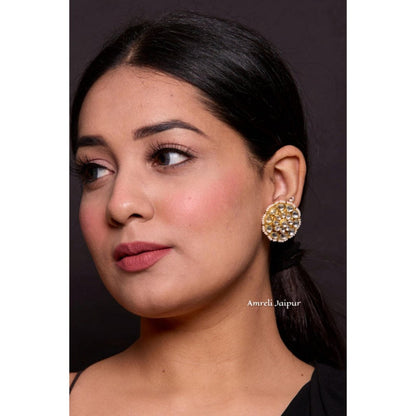 Amreli Jaipur Eira Kundan Studs Earrings