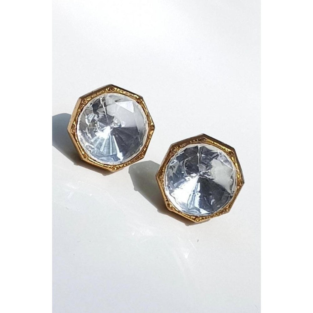 Amreli Jaipur Emil Polki Studs Earrings