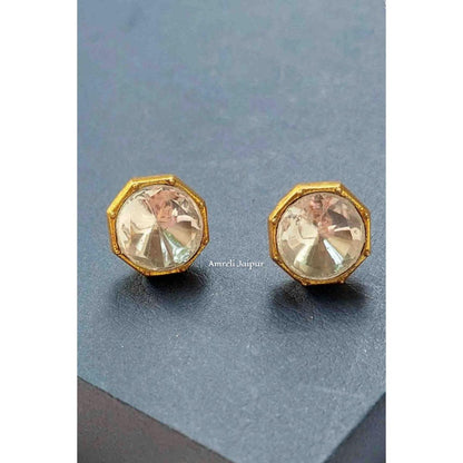 Amreli Jaipur Emil Polki Studs Earrings