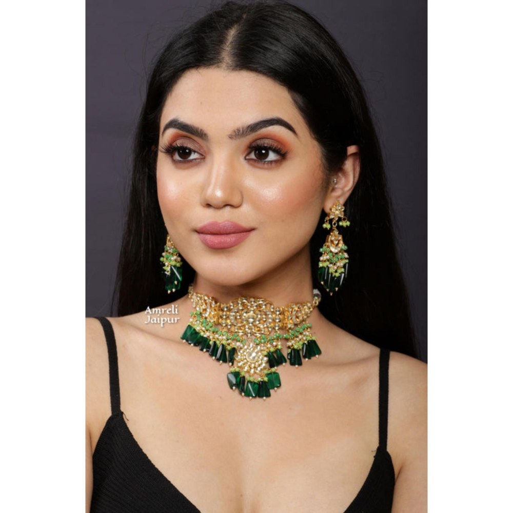Amreli Jaipur Falgun Pachi Kundan Set