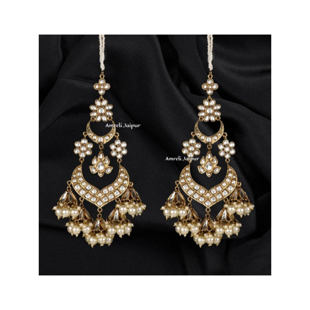 Amreli Jaipur Fiza Kundan Earrings