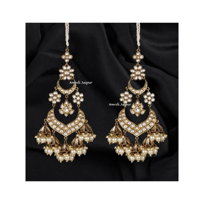 Amreli Jaipur Fiza Kundan Earrings