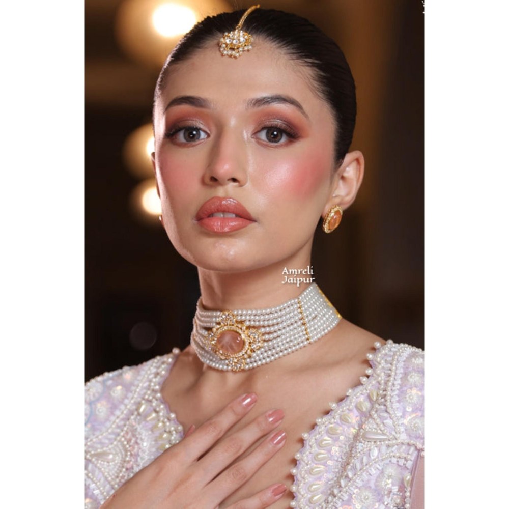 Amreli Jaipur Gaurika Pearl Choker Set