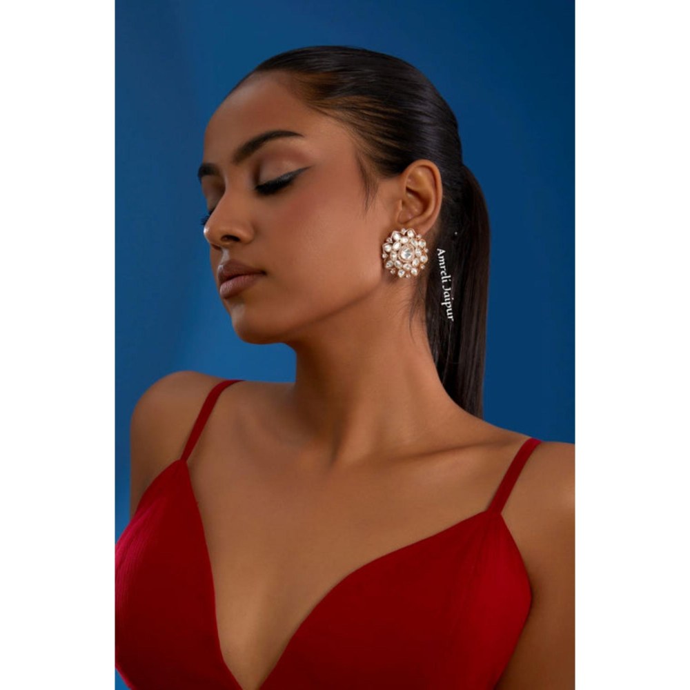 Amreli Jaipur Gul Studs Earrings