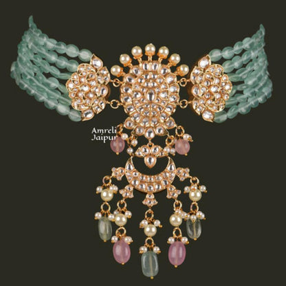 Amreli Jaipur Kompal Jadau Kundan Set