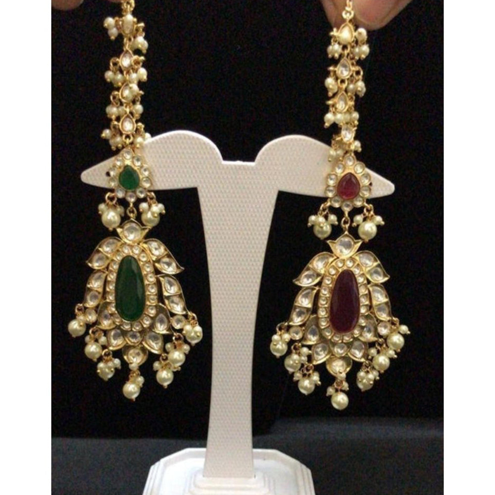 Amreli Jaipur Lainey Polki Kundan Earrings