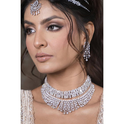 Amreli Jaipur Loreen Diamond Necklace Set