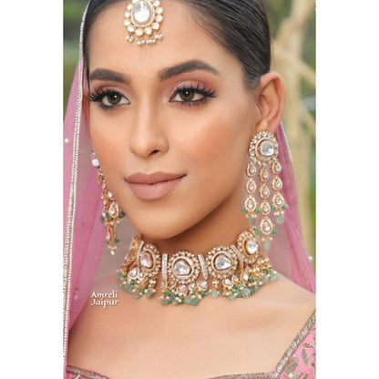 Amreli Jaipur Naia Polki Choker Set