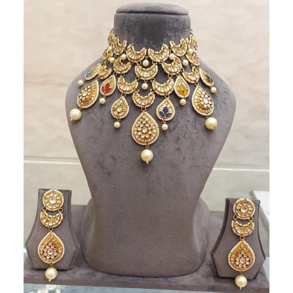 Amreli Jaipur Niamhi Polki Kundan Set