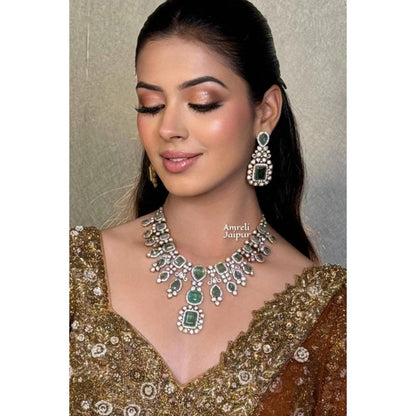 Amreli Jaipur Nirvikar Victorian Polki Set
