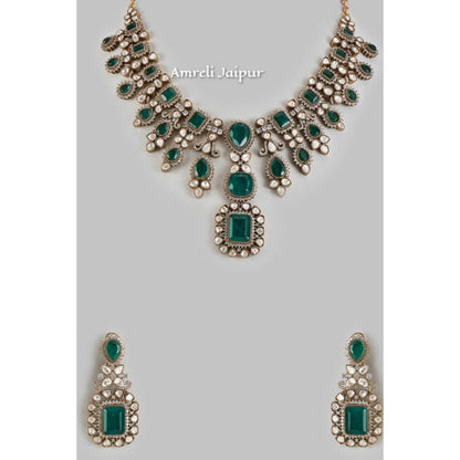 Amreli Jaipur Nirvikar Victorian Polki Set
