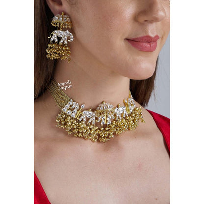 Amreli Jaipur Piyali Gold Plated Set