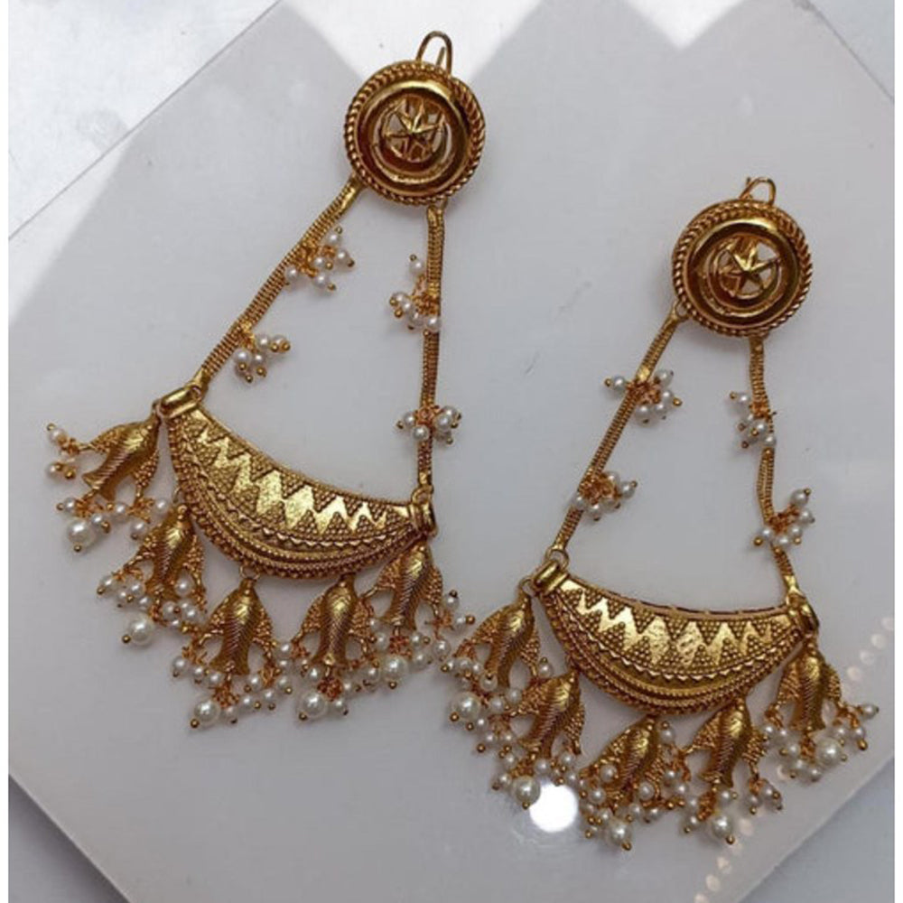 Amreli Jaipur Raag Green Plated Earrings