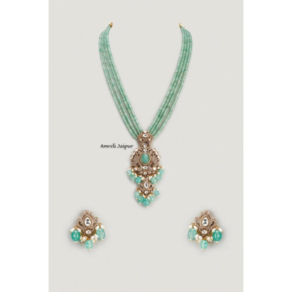 Amreli Jaipur Reyna Long Green Victorian Set