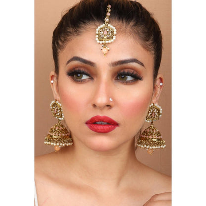 Amreli Jaipur Rimeya Earrings with Maangtika