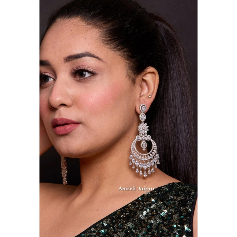 Amreli Jaipur Rosario Diamond Danglers